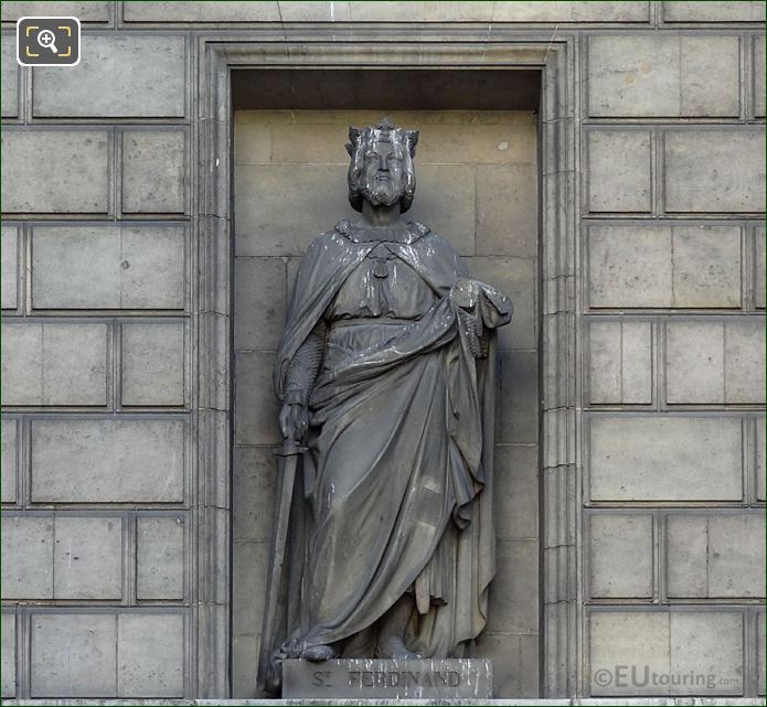 Saint Ferdinand statue, Eglise de la Madeleine, Paris