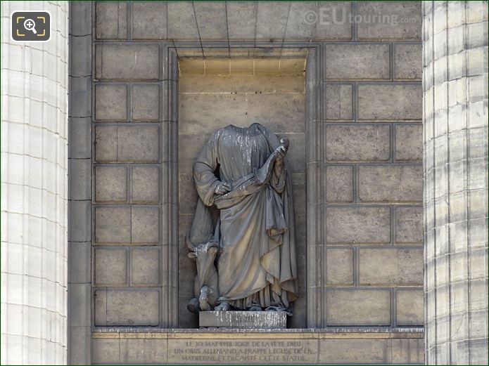Saint Luke statue, Eglise de la Madeleine, Paris