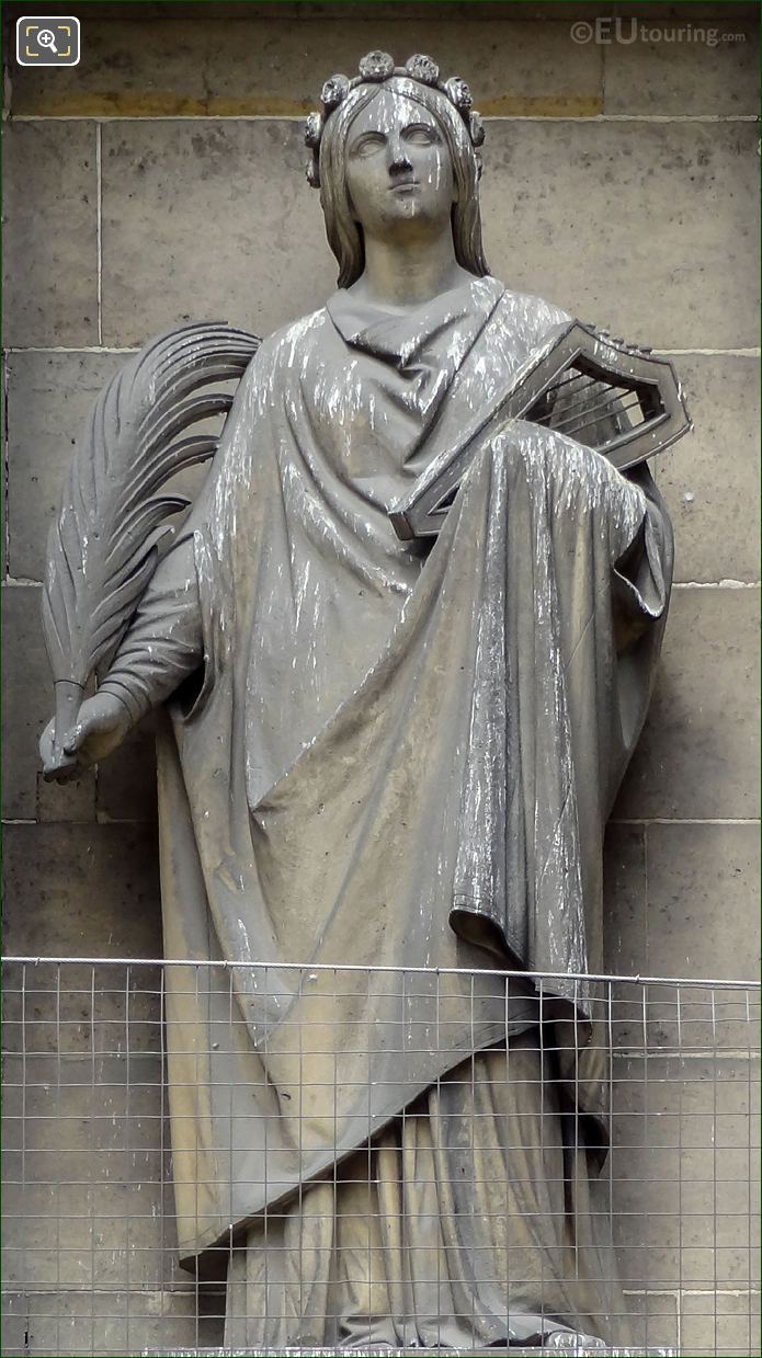 Sainte Cecile statue, Eglise de la Madeleine, Paris