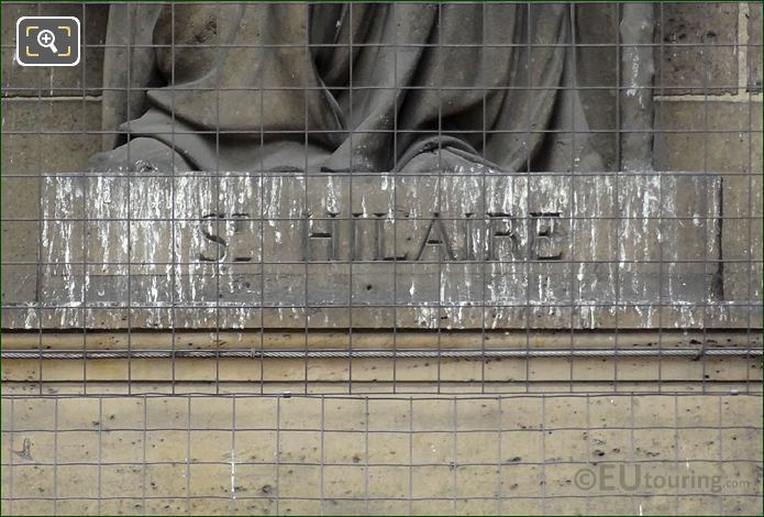 Doctor of the Church, Saint Hilaire base inscription