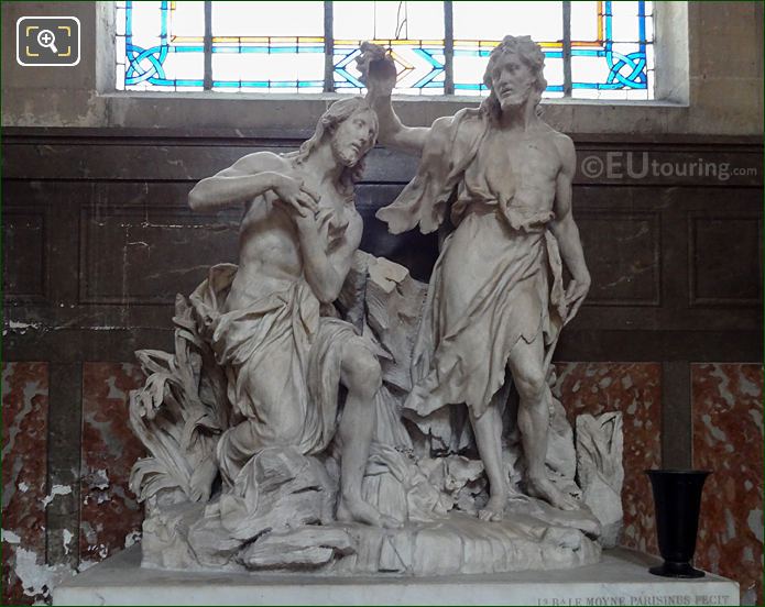 Baptism of Jesus statue by Jean-Baptiste I Lemoyne and Jean-Baptiste II Lemoyne