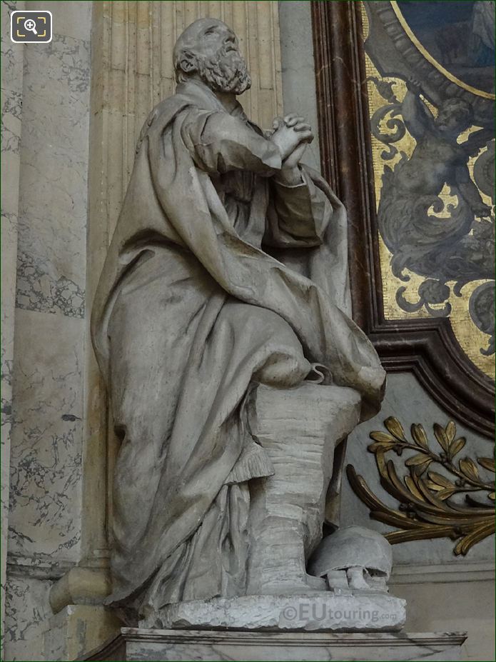 Saint Francis de Sales statue by Augustin Pajou