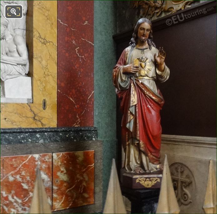 Saint Margaret Mary Alacoque statue, Eglise Saint-Roch, Paris