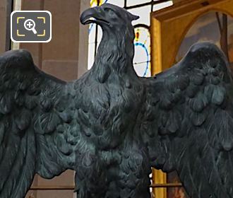 Sculpted Eagle lectern statue, Eglise Saint-Roch, Paris