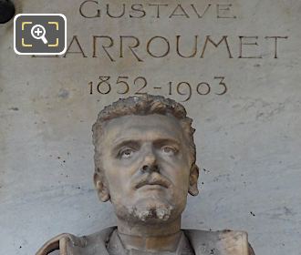 Gustave Larroumet with 1852-1903 birth and death inscription