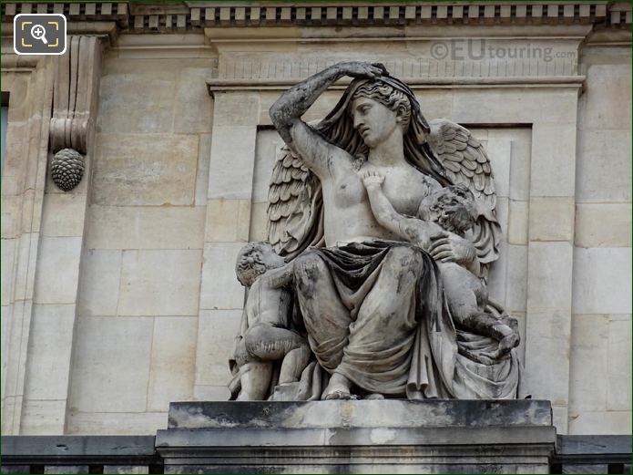 Le Commerce statue, Palais Royal, Paris