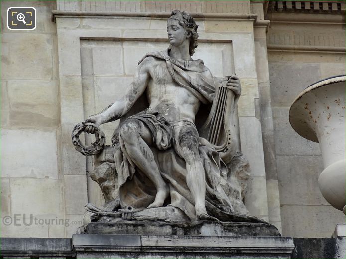 Apollon or Les Arts statue, Palais Royal, Paris