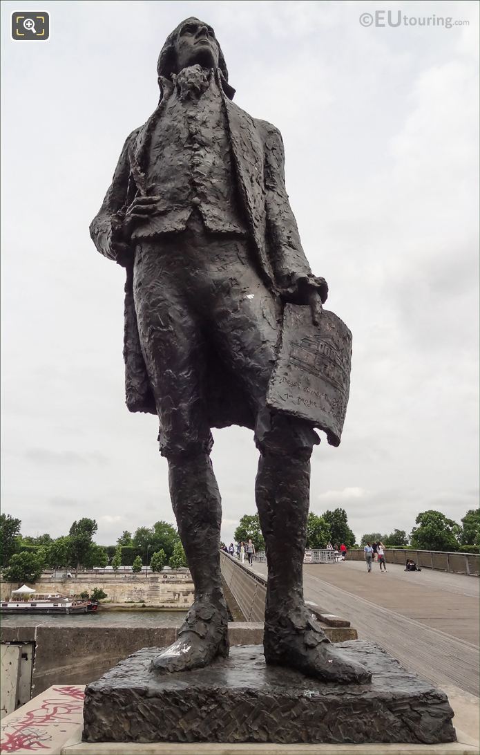Bronze Thomas Jefferson Monument by artist Jean Cardot