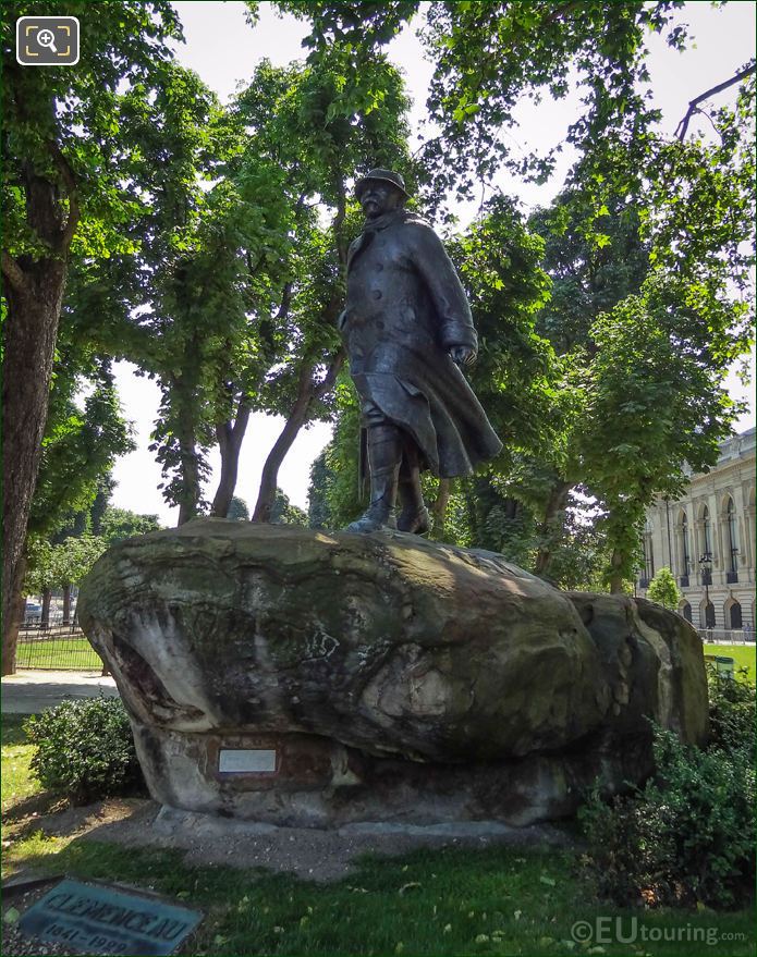 The Georges Benjamin Clemenceau statue in Paris