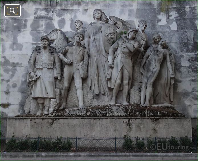 Monument to the Glory of the French Armies of 1914 -1918 by Sculptor Paul Landowski