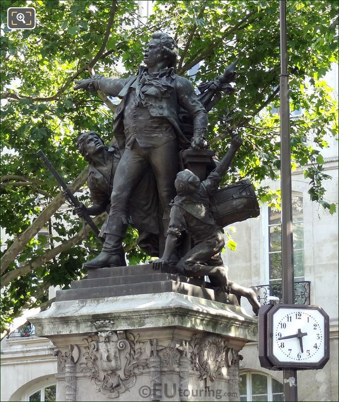 Georges Jacques Danton statue in Paris
