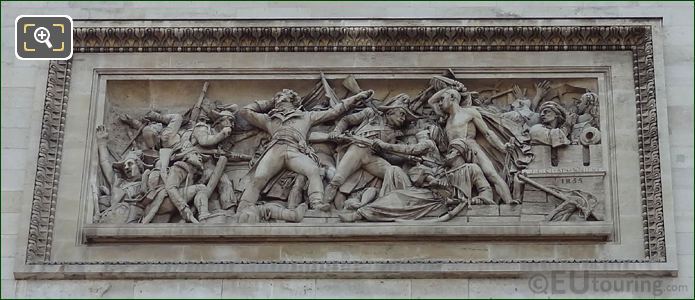 La Prise d'Alexandrie sculpture, Arc de Triomphe, Paris