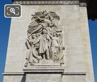 Arc de Triomphe SE column with Le Triomphe de 1810