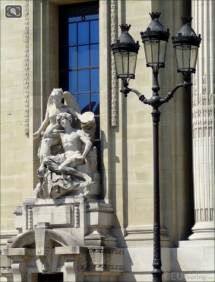 The Grand Palais L'Inspiration ou la Peinture statue