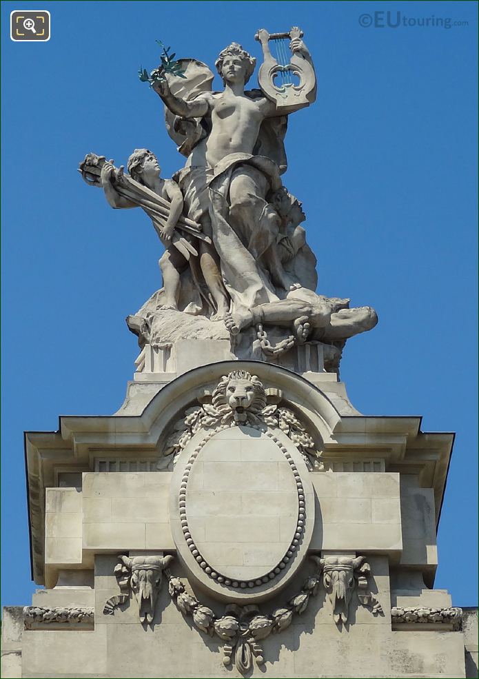La Paix statue by Artist Henri Lombard