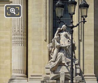 L'Art et la Nature sculpture on the Grand Palais