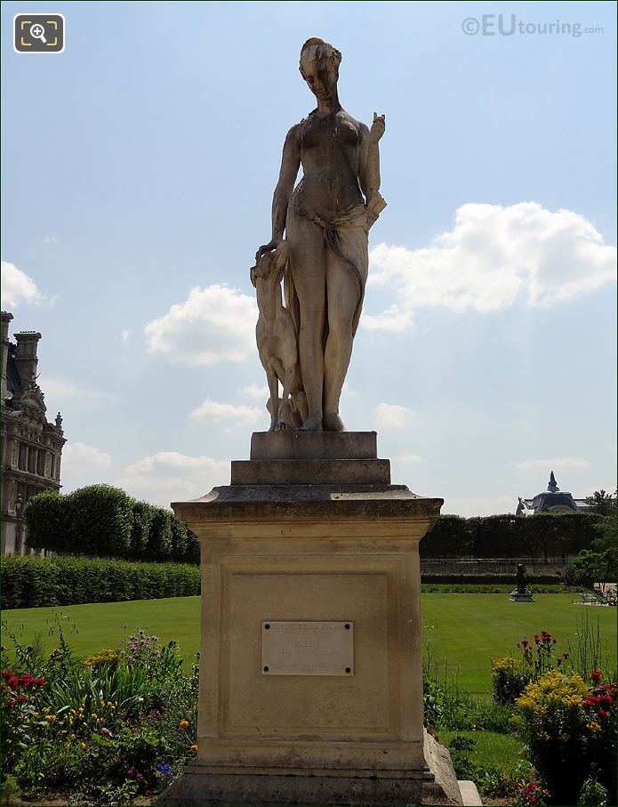 Tuileries Gardens and the Diane statue