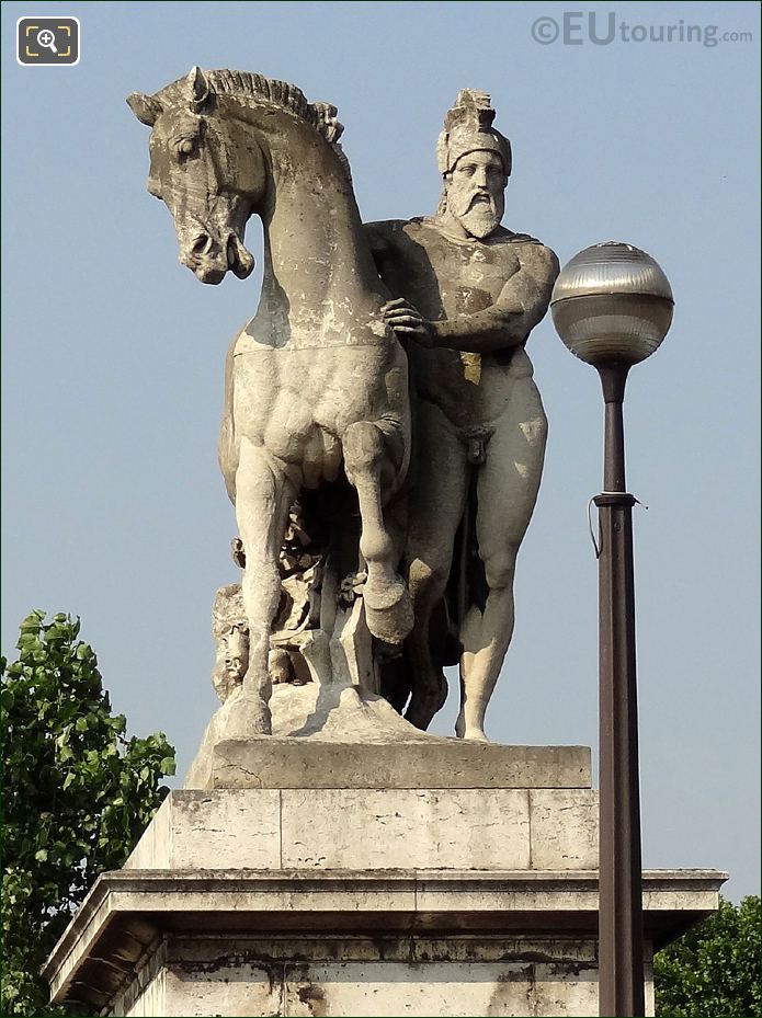 Pont d'Iena statue called the Greek Warrior