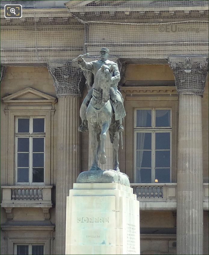 The Ecole Militaire statue of Marechal Joseph Joffre