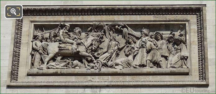 La Bataille d'Aboukir sculpture, Arc de Triomphe, Paris