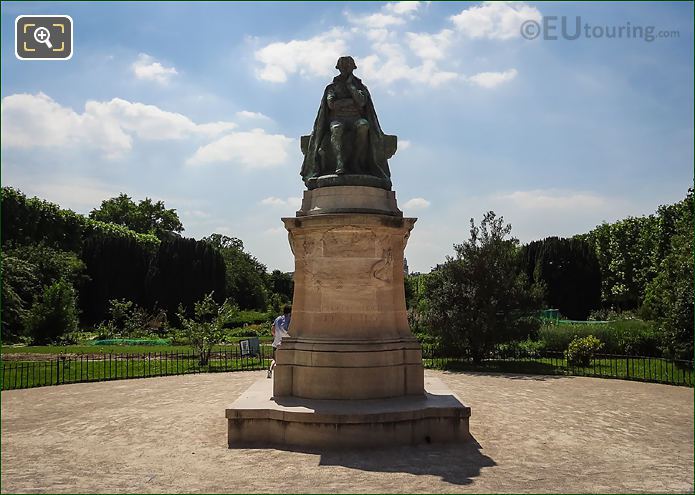 Jean Baptiste Lamarck statue in Paris