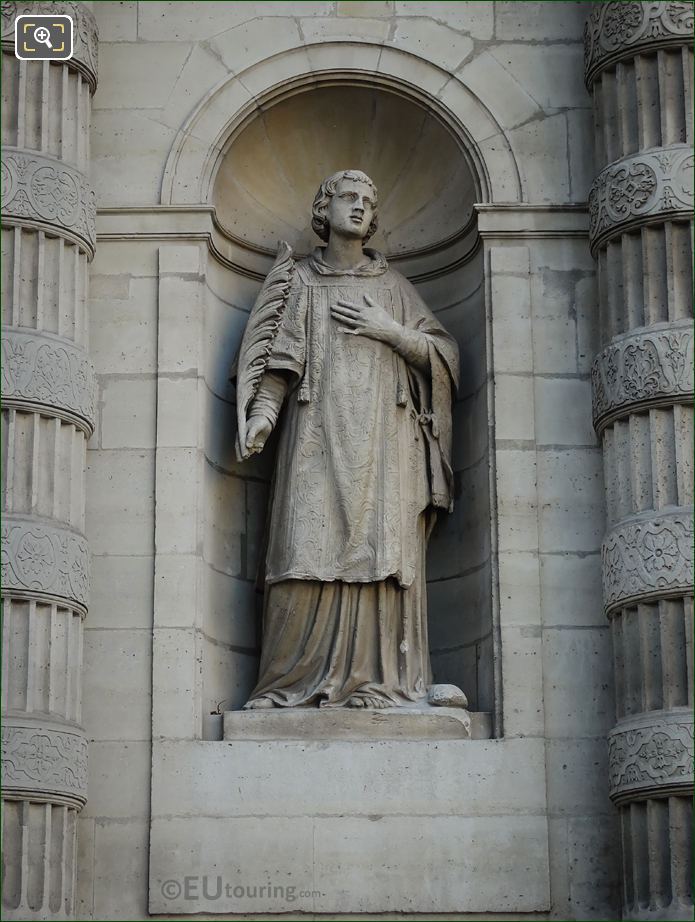 Saint Etienne statue by artist Joseph Marius Ramus