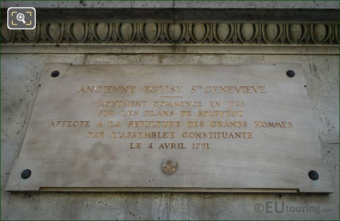 Information plaque on Alexandre Massiani memorial