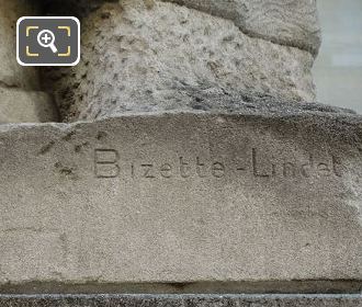 Andre Bizette-Lindet inscription on J Rousseau statue