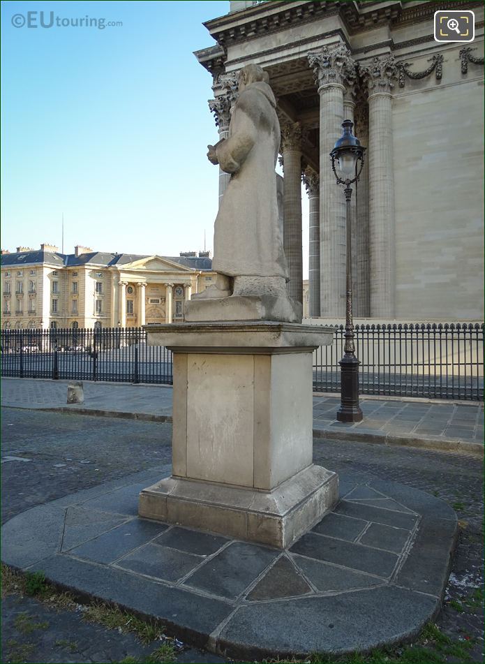 South side of J J Rousseau Statue in Paris