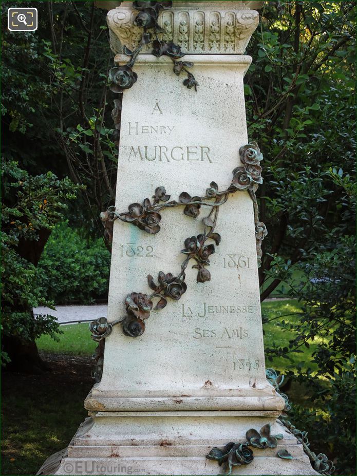 Henry Murger monument inscription