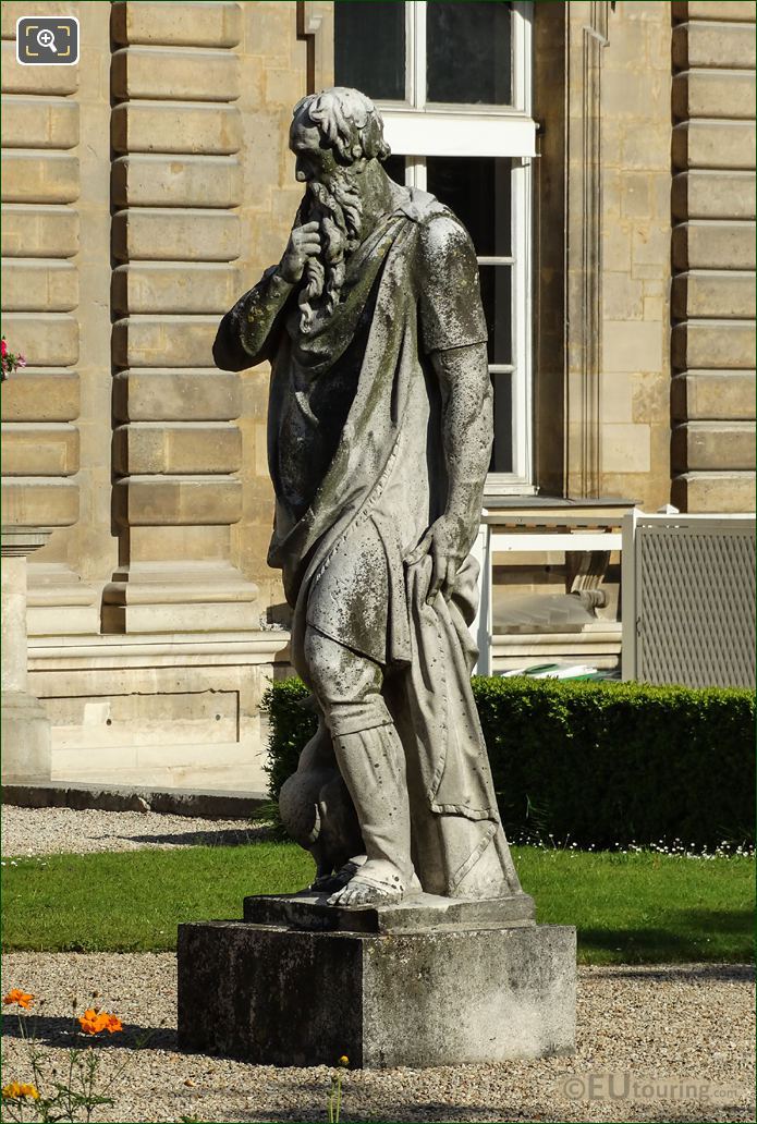 Le Silence statue by Guillaume Berthelot