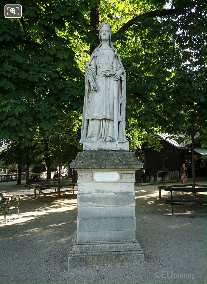 La Reine Mathilde statue at Jardin du Luxembourg