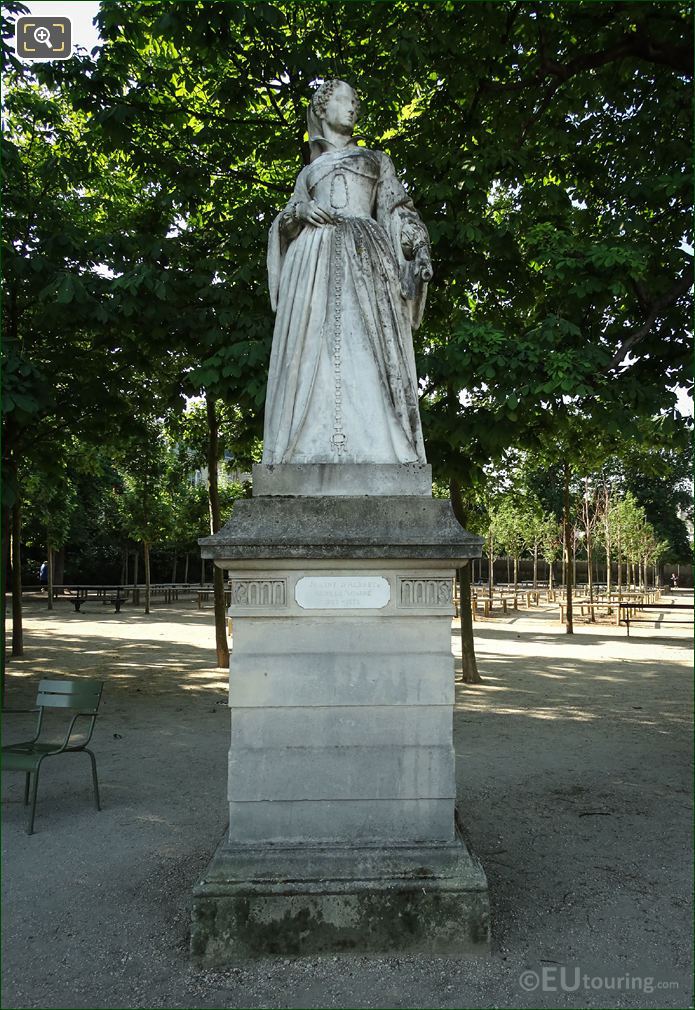 1848 Jean d'Albret statue at Jardin du Luxembourg