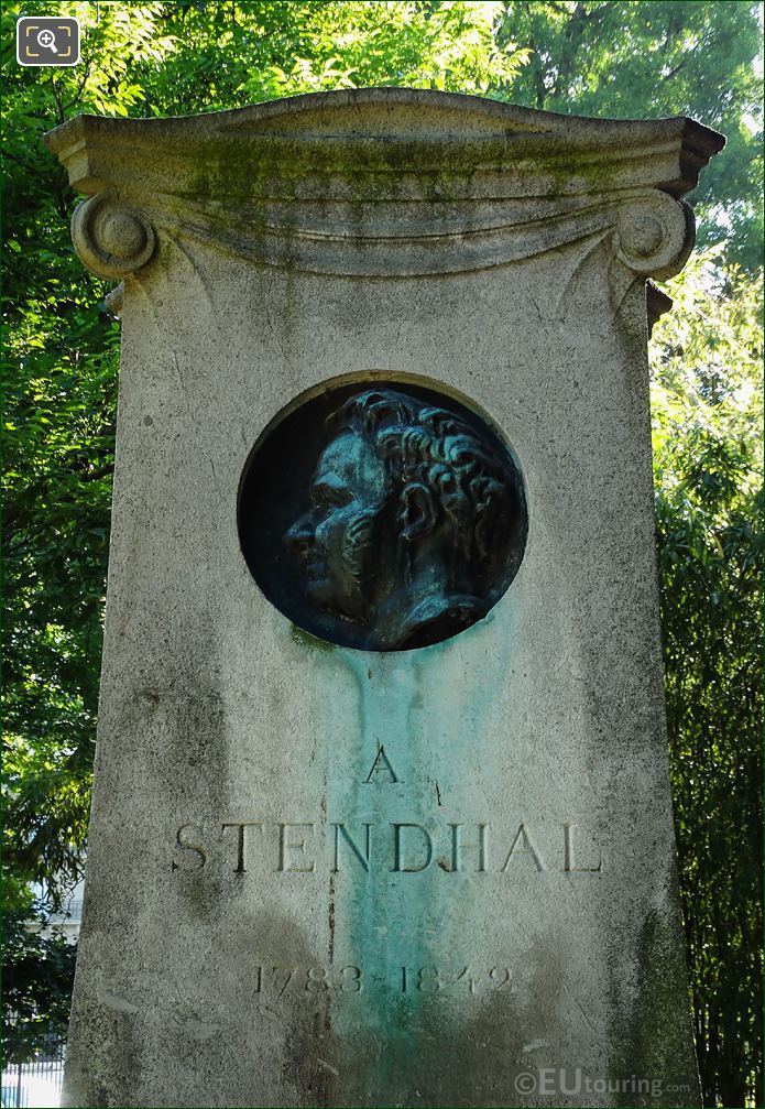 Stendhal or Henri Beyle commemorative monument