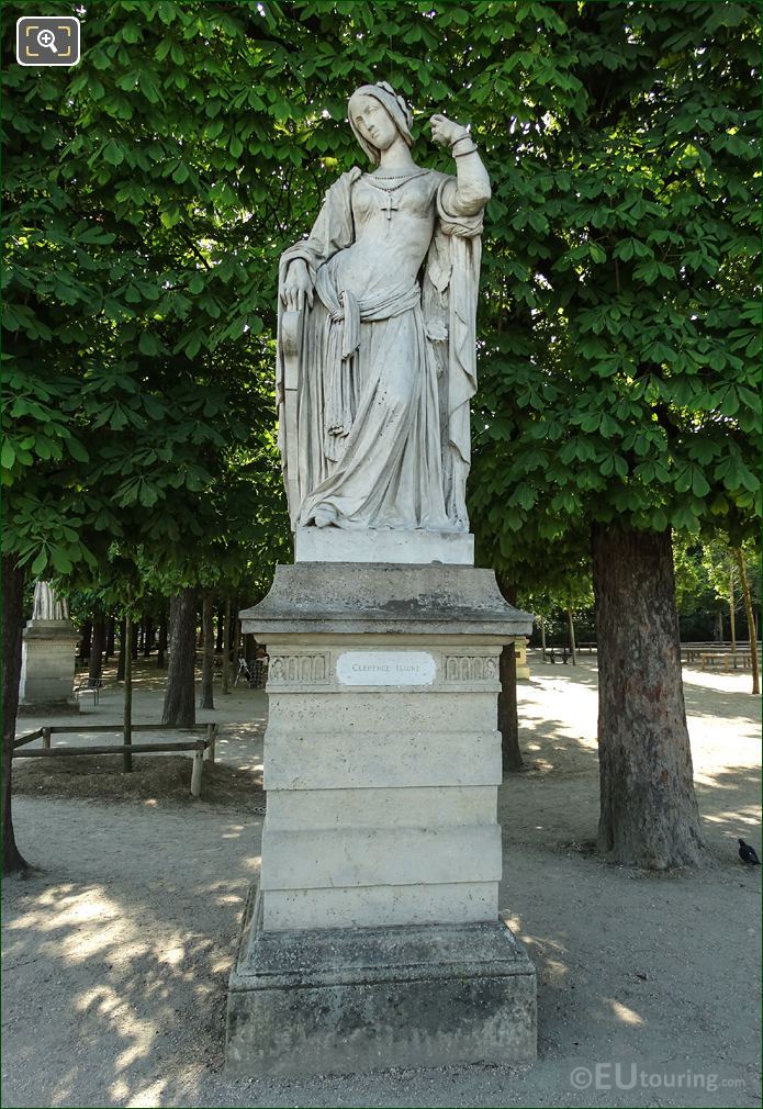 1848 Clemence Isaure statue by Auguste Preault