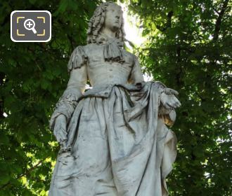 Anne Marie Louise d'Orleans statue in Luxembourg Gardens