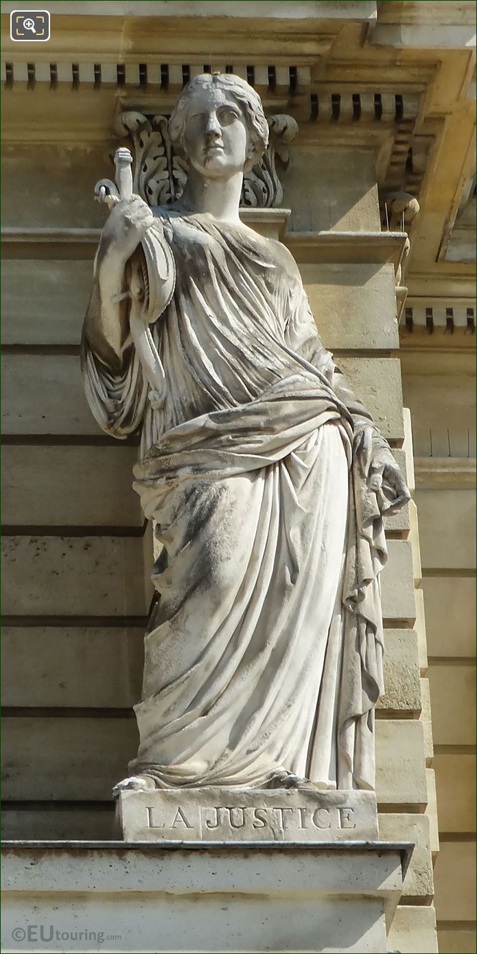 La Justice statue at Palais du Luxembourg