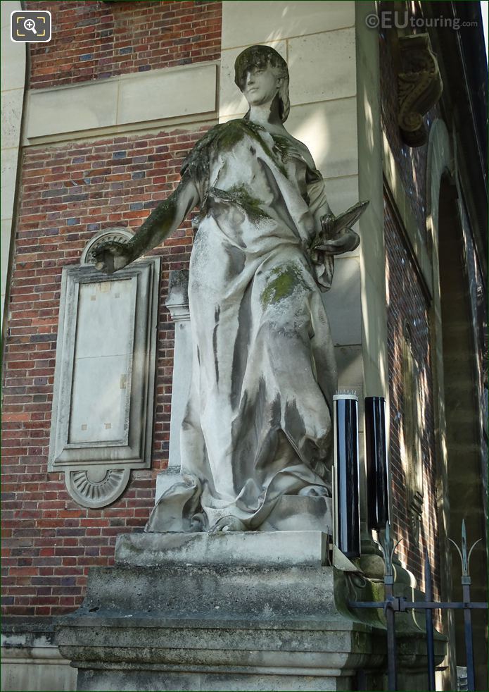La Peinture statue by Jules Franceschi