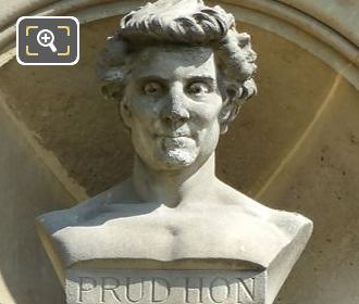 Pierre Paul Prud'Hon bust by artist Gustave Joseph Debrie
