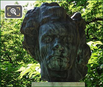 Bust of Ludvig Van Beethoven by artist E Bourdelle