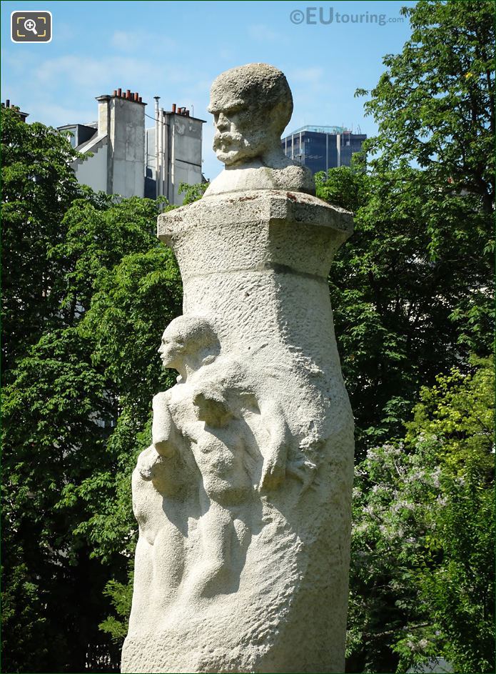 Paul Verlaine monument by Auguste de Niderhausen-Rodo