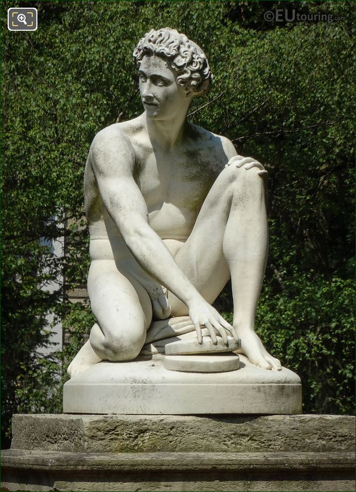 Archidamas statue by Philippe Joseph Henri Lemaire