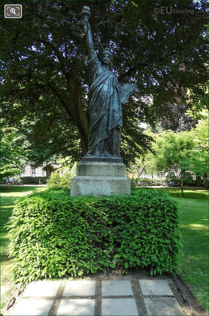 Statue of Liberty Enlightening the World within Jardin du Luxembourg