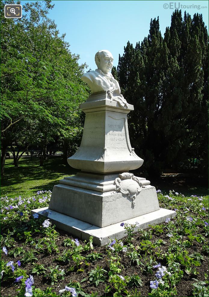 1898 monument of Charles Augustin Sainte-Beuve