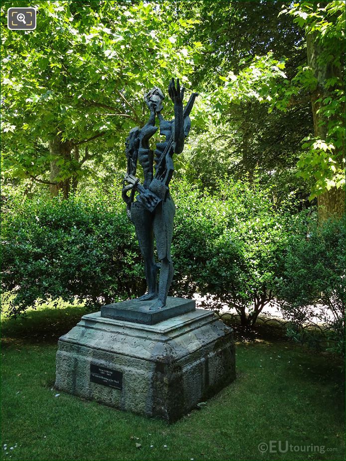 Paul Eluard sculpture by Ossip Zadkine