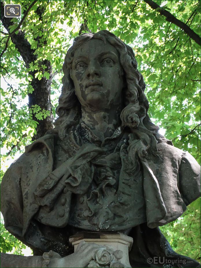 Bust of Jean Antoine Watteau at Jardin du Luxembourg