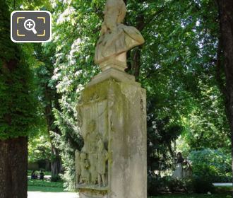 Pedestal and bust statue of Louis Ratisbonne