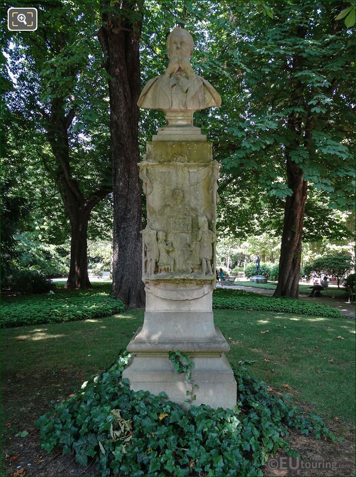 Jardin du Luxembourg Louis Ratisbonne monument