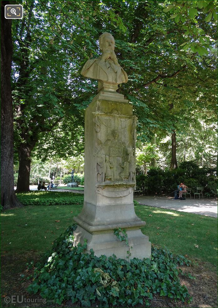 Louis Ratisbonne monument in Luxembourg Gardens