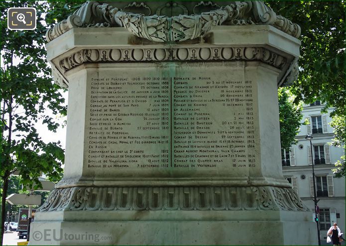 Marechal Ney battle list 1808 to 1815